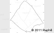 Blank Simple Map of Tadjourah, cropped outside, no labels