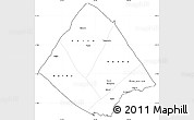 Blank Simple Map of Tadjourah, cropped outside