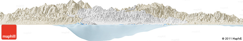 Classic Style Horizon Map of Azua