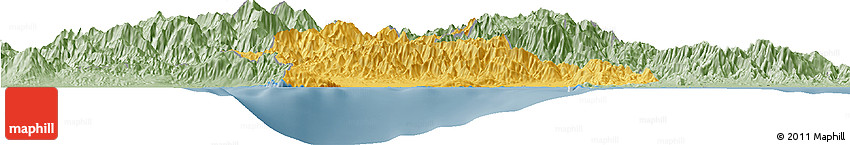Savanna Style Horizon Map of Azua