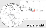 Blank Location Map of Azua