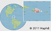 Savanna Style Location Map of Azua, highlighted country