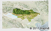 Satellite 3D Map of Baoruco, lighten