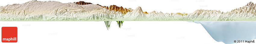Physical Horizon Map of Baoruco, lighten