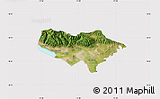 Satellite Map of Baoruco, cropped outside