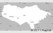 Gray Simple Map of Baoruco