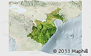 Satellite 3D Map of Barahona, lighten