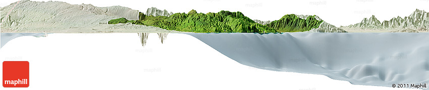 Satellite Horizon Map of Barahona, lighten