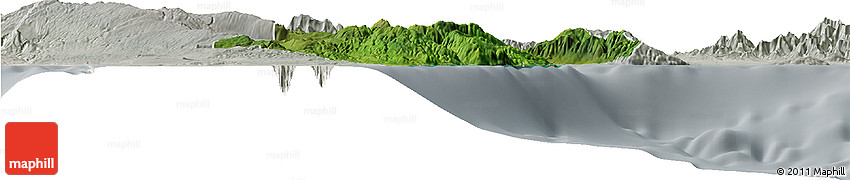 Satellite Horizon Map of Barahona, lighten, semi-desaturated