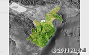 Satellite Map of Barahona, desaturated