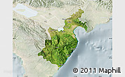 Satellite Map of Barahona, lighten