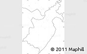 Blank Simple Map of Barahona, no labels