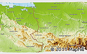 Physical 3D Map of Dajabon