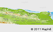 Physical Panoramic Map of Espaillat