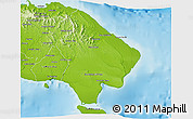 Physical 3D Map of La Altagracia