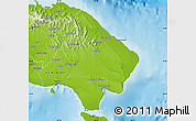 Physical Map of La Altagracia