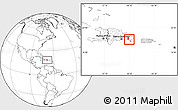 Blank Location Map of La Romana