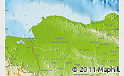 Physical Map of Monte Cristi