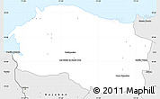 Silver Style Simple Map of Monte Cristi