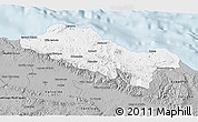 Gray 3D Map of Puerto Plata