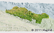 Satellite 3D Map of Puerto Plata, lighten
