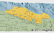 Savanna Style 3D Map of Puerto Plata