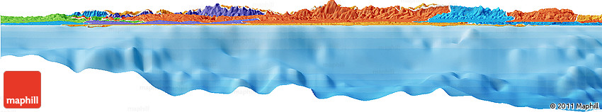 Political Horizon Map of Puerto Plata