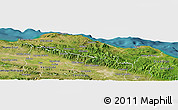 Satellite Panoramic Map of Puerto Plata