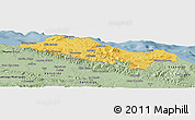 Savanna Style Panoramic Map of Puerto Plata