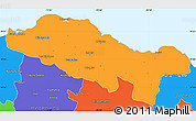 Political Simple Map of Puerto Plata