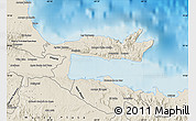 Shaded Relief Map of Samana