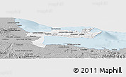 Gray Panoramic Map of Samana