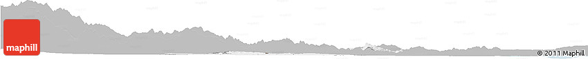 Gray Horizon Map of Sanchez Ramirez, single color outside