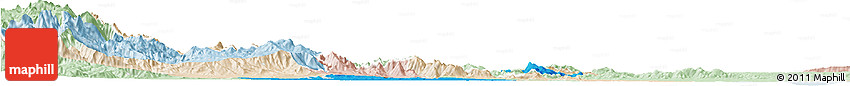 Political Horizon Map of Sanchez Ramirez, lighten