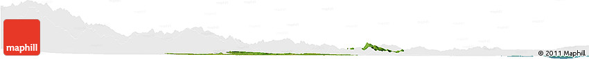 Satellite Horizon Map of Sanchez Ramirez, single color outside