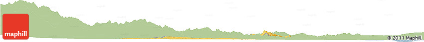 Savanna Style Horizon Map of Sanchez Ramirez, single color outside