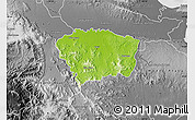 Physical Map of Sanchez Ramirez, desaturated