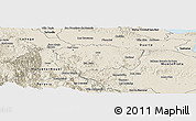 Shaded Relief Panoramic Map of Sanchez Ramirez