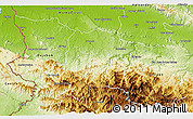 Physical 3D Map of Santiago Rodriguez