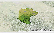 Satellite 3D Map of Santiago Rodriguez, lighten