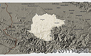 Shaded Relief 3D Map of Santiago Rodriguez, darken