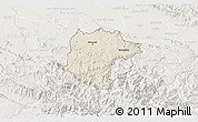 Shaded Relief 3D Map of Santiago Rodriguez, lighten