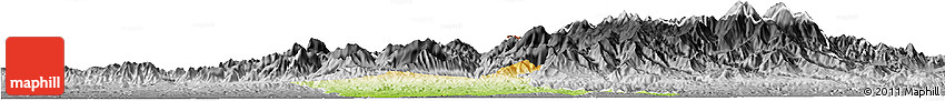 Physical Horizon Map of Santiago Rodriguez, desaturated