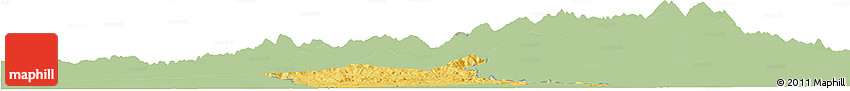 Savanna Style Horizon Map of Santiago Rodriguez, single color outside