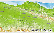 Physical 3D Map of Valverde