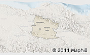 Shaded Relief 3D Map of Valverde, lighten