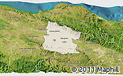 Shaded Relief 3D Map of Valverde, satellite outside