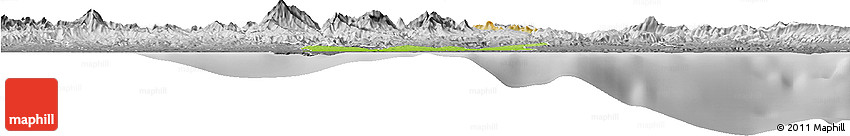 Physical Horizon Map of Valverde, desaturated