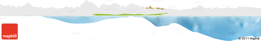 Physical Horizon Map of Valverde, single color outside