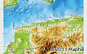 Physical Map of Kab. Liquica